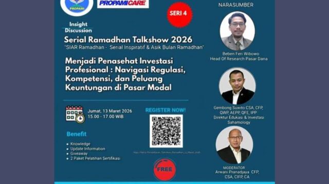 PROPAMI Gelar Serial Ramadhan Talkshow 2026 Bahas Profesi Penasehat Investasi