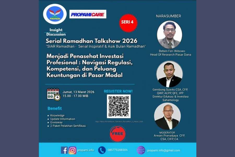 PROPAMI Gelar Serial Ramadhan Talkshow 2026 Bahas Profesi Penasehat Investasi