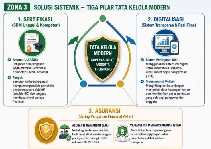 Fenomena Gunung Es Koperasi Galbay : Sertifikasi, Digitalisasi, Asuransi