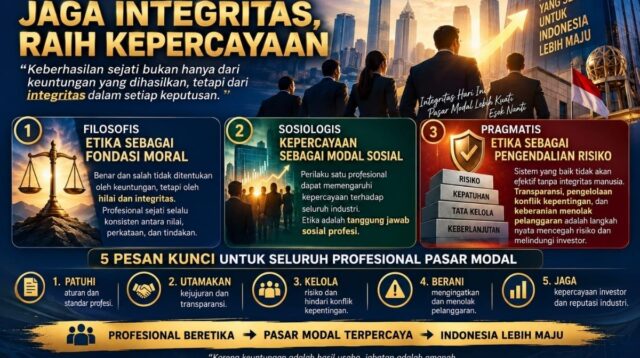 PESAN MORAL BAGI SELURUH PROFESIONAL PASAR MODAL INDONESIA