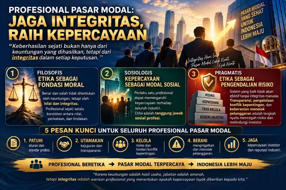 PESAN MORAL BAGI SELURUH PROFESIONAL PASAR MODAL INDONESIA